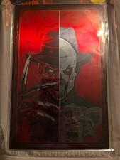 NYCC KICKSTRADOMIS ARTWORK Comic Freddy Krueger Metal 3 Of 5 picture