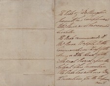 DUKE (ARTHUR WELLESLEY) OF WELLINGTON (GREAT BRITIAN) - THIRD PERSON LETTER picture