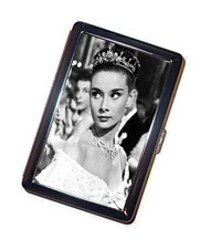 Audrey Hepburn Roman Holiday beauty Cigarette Case vintage-art Handmade Wallet picture