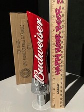 NIB Budweiser Retro Short Bowtie kegerator Beer Tap Handle Bar picture