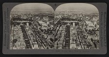 Boston Massachusetts 1928 Aerial View from Airplane Stereo Photo Print picture