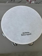 RARE HAL BLAINE personally stamped tambourine by him 10