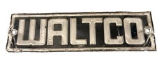 Waltco Vintage Metal Sign 10x3 picture
