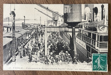 Cpa Postcard Pauillac Embarkation Of Passengers Aboard The Liner Europe picture