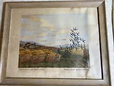 Frithjof Tidemand-Johannessen (1916-1958) Woodcut Print #3 - Signed/Framed picture