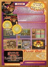 2007 Yu-Gi-Oh Online/TCG Flaming Eternity Print Ad/Poster CCG TCG Game Art 00s picture