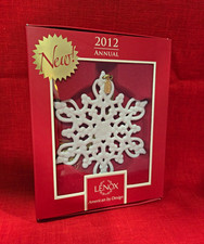 Lenox 2012 Snow Fantasies Snowflake Ornament picture