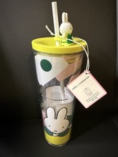 Starbucks x Miffy 2026 24oz Cold Cup w/ Miffy Straw Charm Limited Edition NEW picture