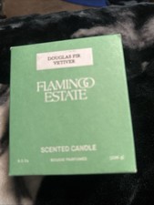 FLAMINGO ESTATE Candle - Douglas Fir Vetiver Scent - 8oz. w/gift box NIB picture