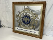 RARE Henry Weinhard’s “Brewed In The Northwest Since 1856” Bar Beer Sign Mirror picture