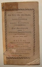 Germany 1805   Germany Book Ludwig Maximilians University Landshut Friedrich Ast picture