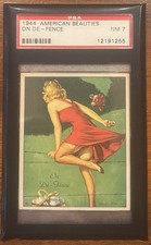 1944 American Beauties On De-Fence PSA 7 NM Centered picture
