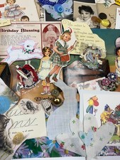 Vintage Childrens  Ephemera Junk Journal Pack Book Pages Collage Crafts picture