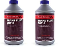 Genuine Honda Acura DOT 3 Brake Fluid Pack of 2 Original Genuine Honda Acura picture