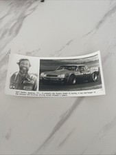 Original Period Photo Photo Press Camaro Carl Shafer Winston GTO Challenge picture