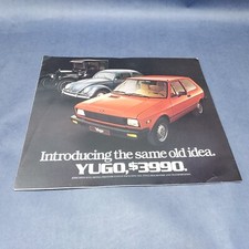 Vintage 1985 Yugo Dealer Auto Brochure picture
