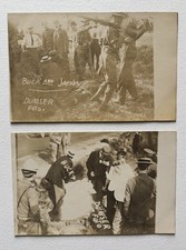 RPPC 1911 Elgin Road Race Fatal Crash Death Of Buck & Jacobs picture