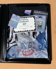 Disney D23 Expo 2026 Shoe Palace Ursula Little Mermaid Shirt Pin VHS Bundle M picture