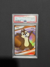 PSA 10 - Topps Chrome Disney - Orange Refractor - Chip #26 Serialized 1/25 picture
