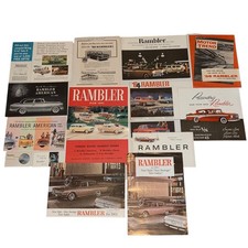 Rambler Dealer Brochure Lot AMC Nash Hudson  VTG Sales Literature Catalog OEM picture
