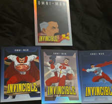 SkyBox 2023 Invincible Non-Sport Trading Card Lot (4) Omni-Man picture