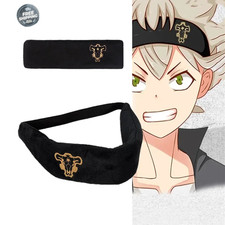 Black Clover Emperor Anime Logo Headband Asta Magic Knight Cosplay Head Wear picture