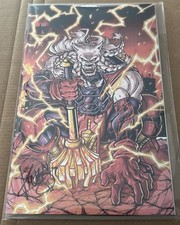 BATTLE BEAST #5 • VIRGIN FOIL COVER SIGNED BY KICKSTRADOMIS LTD 500 NYCC picture