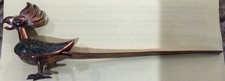 VTG TAXCO MEXICO STAMPED QUETZAL BIRD LETTER OPENER RARE picture
