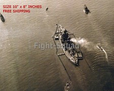 WW2 US 8x10 Photo 1942 American battleship USS Colorado BB- 45 with O3892 picture