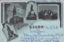 Ancient Litho-Ak, Greeting From Essen, Various Views 1899 picture