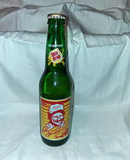 Sun Drop Original Soda Bottle 1979 Green Yellow Red Glass Advertising picture