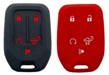 Smart Key Fob Cover Case Fit for 2019 2020 2021 2022 Chevrolet Chevy Silverad... picture