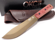 Ontario OKC TOPS Knives Red Bronze ON7026 XL Hunting Knife + Sheath NEW USA picture
