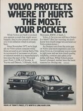 1978 Volvo Protects Where Hurts Most Your Pocket Vintage Print Ad SI1 picture
