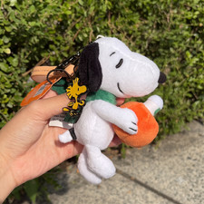 Starbucks Korea 2026 Peanuts Snoopy Pumpkin Keychain Bag Charm picture
