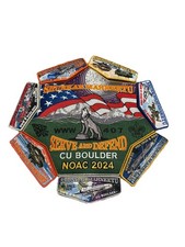 BSA OA Lodge 407 Shunkah Mahneetu 2024 NOAC Complete Military Set If 8 Mint picture