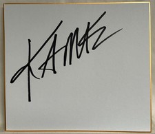 WWE Kane Autographed Colored Card, Wrestling Legend, 2005 Saitama Event picture