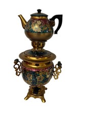 (17)Vtg 1990’s Russian Electric Kettle/Tea Pot - Russian Samovar With Cord picture