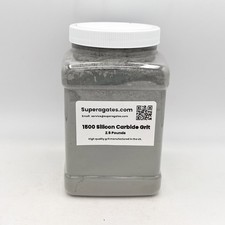 2.5LB Rock Tumbling Grit – Lapidary Grade  1500 Silicon Carbide - Resealable Jar picture