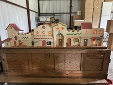 Old Mexican Town Lighted Display Handmade By Merestone Productions picture