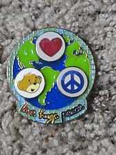 Build a bear Peace pin peace love hugs 2009 picture