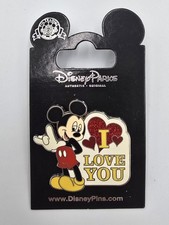 WDW Disney Parks Collection Mickey Mouse I Love You Pin BNWT (3A) picture