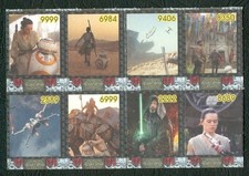 8 pcs  Star Wars The Force Awakens Philippines Small Teks Trading Movie Cards A picture