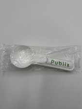 Club Publix Plastic White Ice Cream Scoop Spoon NEW picture
