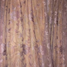 Vintage JC PENNEY  Purple Lace Curtains 112