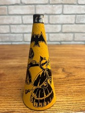 Antique Vintage Halloween Paper Litho Cardboard Party Horn Noisemaker Bugle  picture