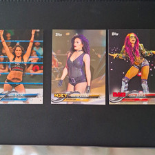 Topps 2018 WWE Base Set 3-Card Lot Nikki Bella Sasha Banks Vanessa Borne #154 picture
