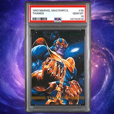 1993 Marvel Masterpieces #35 Thanos PSA 10 Gem Mnt picture
