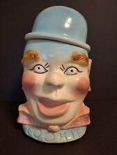 Pinky The Clown Cookie Jar: Blue Painted/EXCELLENT condition picture