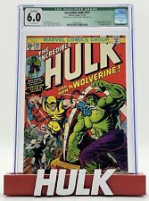 Incredible Hulk #181 Comic Book 1974 CGC 6.0 1st Full App Wolverine Qualified picture